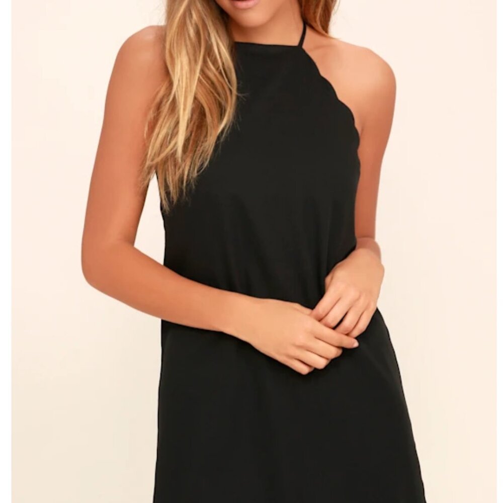 Lulus Endlessly Endearing Black Dress - Size XS